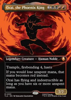 Ozai, the Phoenix King Avatar- The Last Airbender Bordless Battle Pose